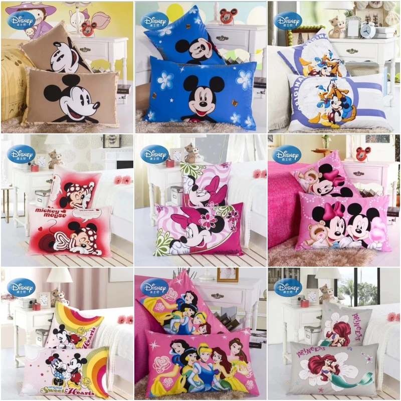 Discounts! Disney 100% Cotton Pillowcases 2Pcs Cartoon Mickey Minnie Princess Couple Pillow Cover Decorative PillowsCase 48x74cm
Discounts! Disney 100% Cotton Pillowcases 2Pcs Cartoon Mickey Minnie Princess Couple Pillow Cover Decorative PillowsCase 48x74cm