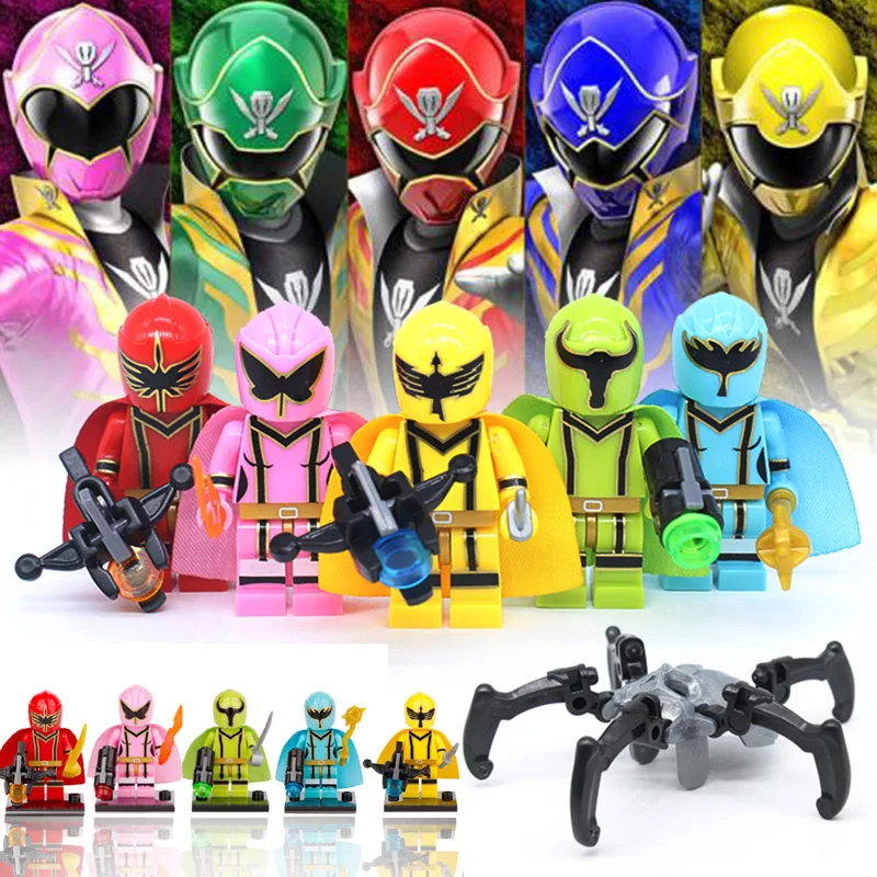 5PCS/LOT Super Battle Neuro Legoingly Power Heroes Action Figuers Ranger Building Blocks Mini Figurines Bricks Toys for Children
5PCS/LOT Super Battle Neuro Legoingly Power Heroes Action Figuers Ranger Building Blocks Mini Figurines Bricks Toys for Children