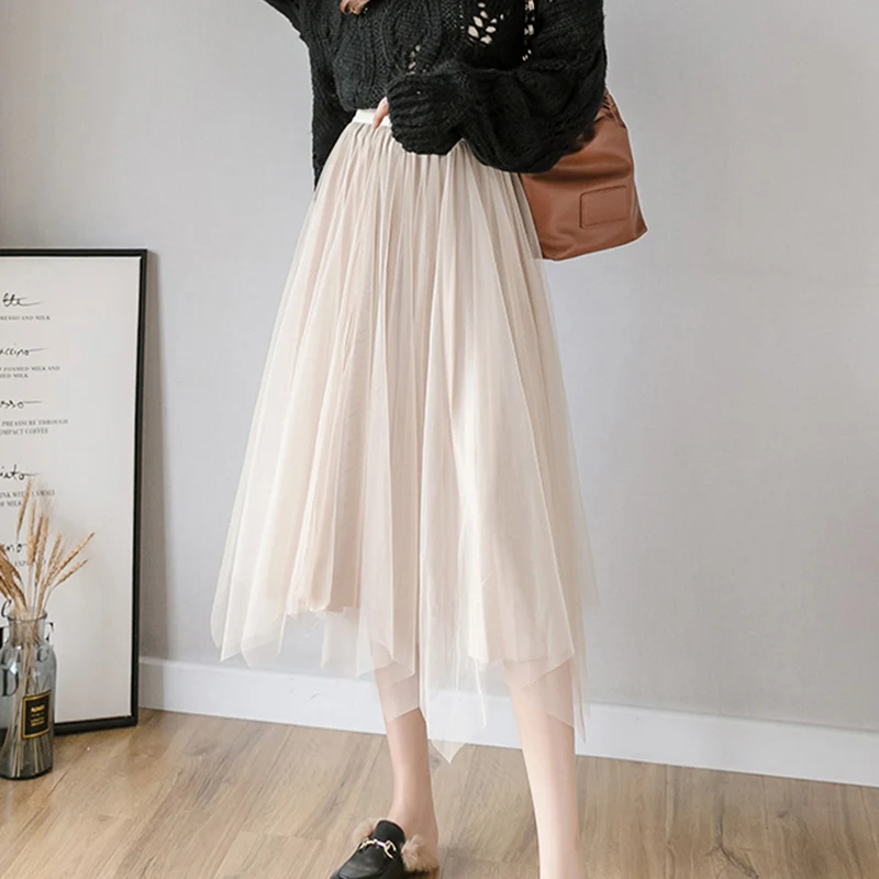 JUAYKALA Women's Gold Velvet Pleated Skirt Autumn And Winter New Irregular High Waist Mesh Skirt A Word Skirt Female
JUAYKALA Women's Gold Velvet Pleated Skirt Autumn And Winter New Irregular High Waist Mesh Skirt A Word Skirt Female