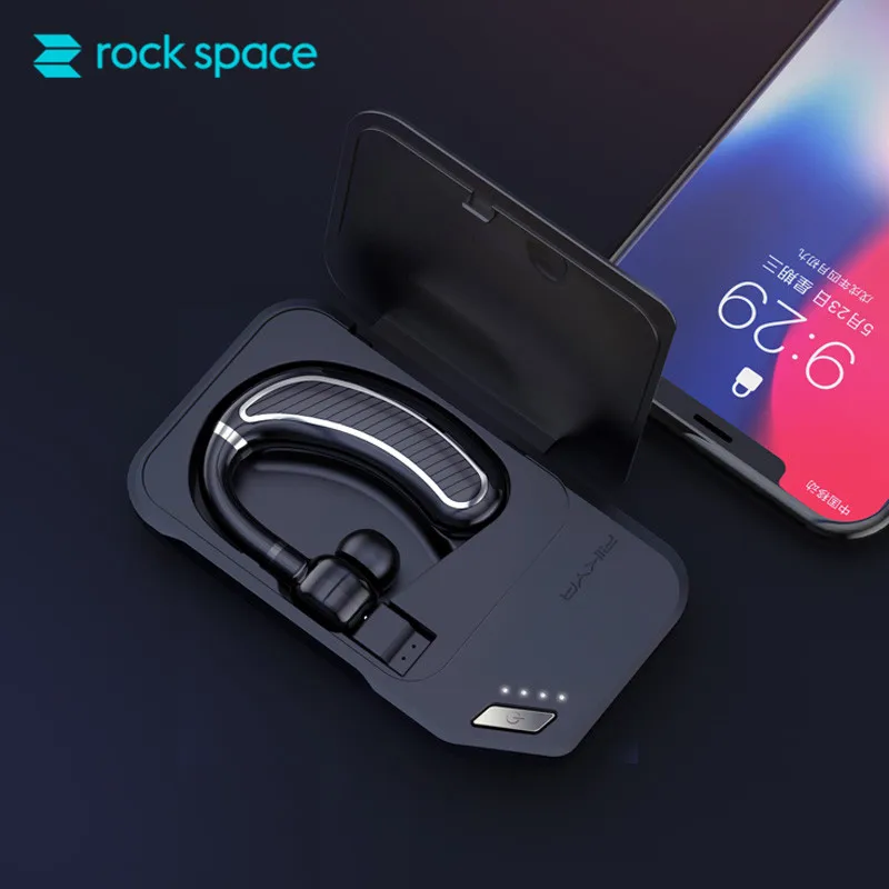 Rockspace Business Bluetooth Headset Wireless Earphone Hands-free 20 Hours Call Time with 800mAh Charge Box For iPhone Xiaomi
Rockspace Business Bluetooth Headset Wireless Earphone Hands-free 20 Hours Call Time with 800mAh Charge Box For iPhone Xiaomi