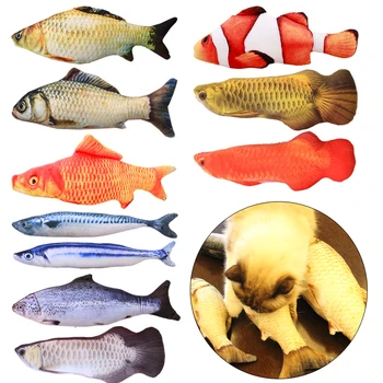 Creative 3D Fish Shape Pet Toys Soft Plush Interactive Catnip Cat Toy Gifts Fish Pillow Simulation Fish Playing Toy for Pet
Creative 3D Fish Shape Pet Toys Soft Plush Interactive Catnip Cat Toy Gifts Fish Pillow Simulation Fish Playing Toy for Pet