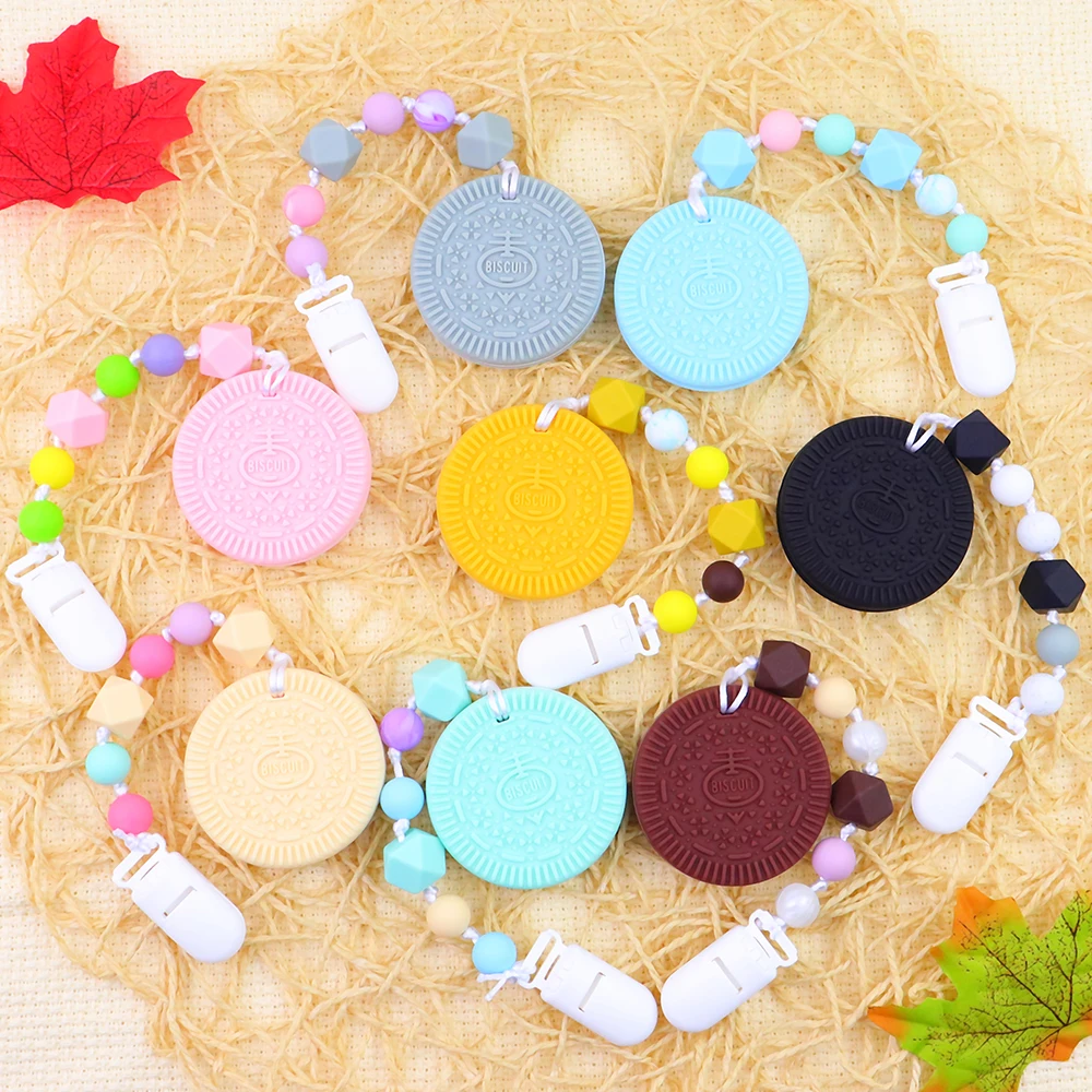 Biscute Model Shape Teether Teething Chain Pacifier Clip For Realief Teeth Pain For Baby Infant Chewable Chewing Toys
Biscute Model Shape Teether Teething Chain Pacifier Clip For Realief Teeth Pain For Baby Infant Chewable Chewing Toys
