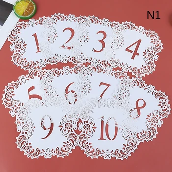 10Pcs/set Mini Pearl Paper Laser Cut Table Number Card Party Direction Sign Place Cards Weddings Party Decoration 1-10 11-20
10Pcs/set Mini Pearl Paper Laser Cut Table Number Card Party Direction Sign Place Cards Weddings Party Decoration 1-10 11-20
