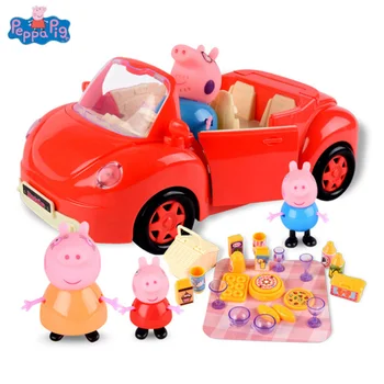Peppa Pig Sports Car Pig Family Action Figure Original Anime Toys For children Cartoon Family Friend Party Birthday Gift
Peppa Pig Sports Car Pig Family Action Figure Original Anime Toys For children Cartoon Family Friend Party Birthday Gift
