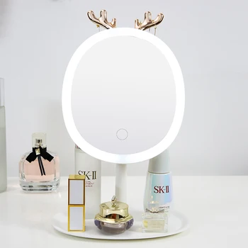 Makeup backlit mirror light With White LED Daylight vanity mirror Detachable/Storage Base espelho lustro LED wireless charging
Makeup backlit mirror light With White LED Daylight vanity mirror Detachable/Storage Base espelho lustro LED wireless charging