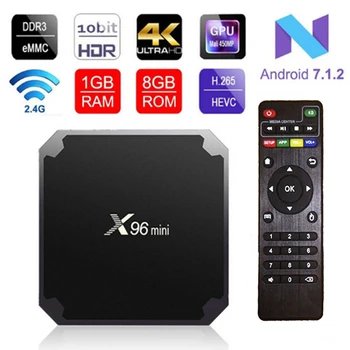 X96 Mini Set Top Boxs Android 7.1 Box Android Amlogic S905W Quad Core ARM Cortex A53 2GHz WIFI2.4G HDMI2.0 4K Media Player
X96 Mini Set Top Boxs Android 7.1 Box Android Amlogic S905W Quad Core ARM Cortex A53 2GHz WIFI2.4G HDMI2.0 4K Media Player