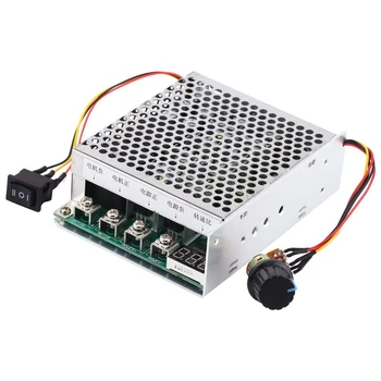 DC Motor Speed Controller 10V-55V 40A DC Motor Speed Control Governor Reversing Direction Switch with Digital Display
DC Motor Speed Controller 10V-55V 40A DC Motor Speed Control Governor Reversing Direction Switch with Digital Display