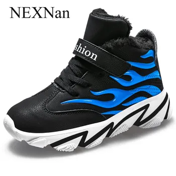 NEXNan Plush Children Shoes For Kids Sneakers Boys Casual Shoes Girls Sneakers Winter Warm Leather Snow tenis infantil menino
NEXNan Plush Children Shoes For Kids Sneakers Boys Casual Shoes Girls Sneakers Winter Warm Leather Snow tenis infantil menino