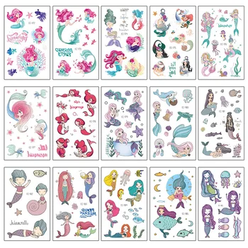 15pcs Unicorn Shark Mermaid Dinosaur Football Halloween Plane Ice Cream Fruit Watch Temporary Tattoo Stickers For Kid Children 
15pcs Unicorn Shark Mermaid Dinosaur Football Halloween Plane Ice Cream Fruit Watch Temporary Tattoo Stickers For Kid Children