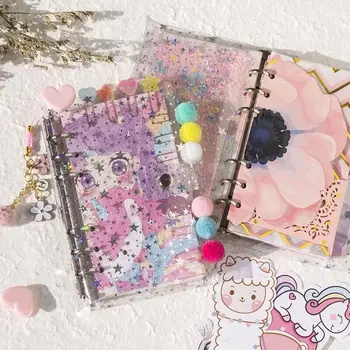 Sharkbang New Arrival Cute Star Bling Bling Gilrs A6 Loose Leaf Diary Notebook Bullet Journal Book Agenda Planner Gift For Girls 
Sharkbang New Arrival Cute Star Bling Bling Gilrs A6 Loose Leaf Diary Notebook Bullet Journal Book Agenda Planner Gift For Girls