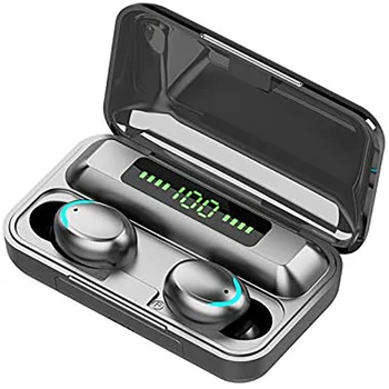Bluetooth V5.0 Earphones with 2200mAh Charging Box 9D Stereo Sports Waterproof Earbuds Wireless Headpset With Microphone
Bluetooth V5.0 Earphones with 2200mAh Charging Box 9D Stereo Sports Waterproof Earbuds Wireless Headpset With Microphone