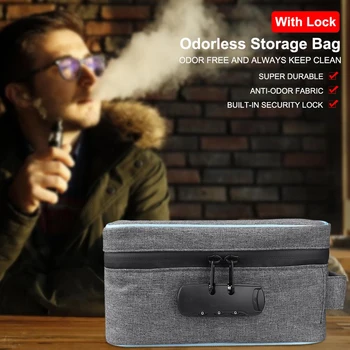 Activated Carbon Deodorant Bag with Password Lock Waterproof Smell Proof Stash Storage Case for Travel Outdoor Tool
Activated Carbon Deodorant Bag with Password Lock Waterproof Smell Proof Stash Storage Case for Travel Outdoor Tool