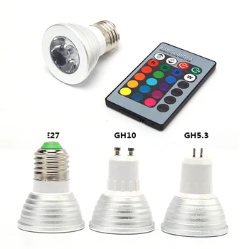 RGBWW10 16 Color Changing Magic Led Lamp Spotlight IR Remote Bulbs E27/GU5.3/GU10
RGBWW10 16 Color Changing Magic Led Lamp Spotlight IR Remote Bulbs E27/GU5.3/GU10