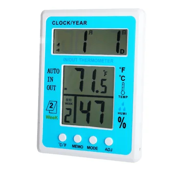 DIDIHOU Electronic Thermometer Hygrometer Digital Temperature Humidity Monitor Stand Bracket Hanging Type Alarm Clock Home Use
DIDIHOU Electronic Thermometer Hygrometer Digital Temperature Humidity Monitor Stand Bracket Hanging Type Alarm Clock Home Use