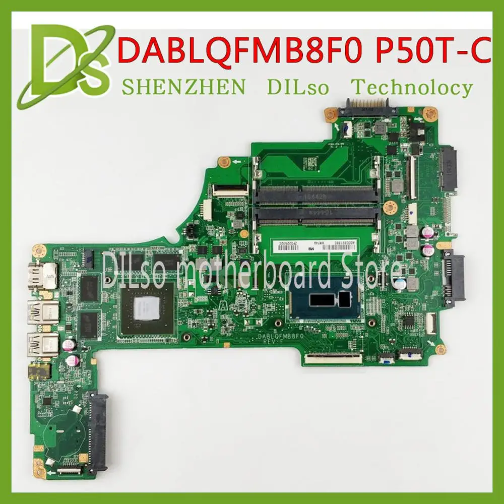 KEFU DABLQFMB8F0 для Toshiba Satellite P50-C P55-C P50T-C материнская плата I7-5500u GTX950M A000391380 работа 100%