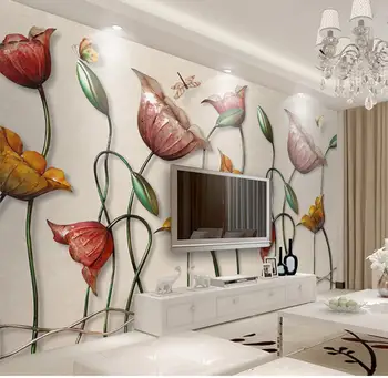 3D Retro creative wallpaper living room TV large art mural simple atmospheric lotus bedside background wall
3D Retro creative wallpaper living room TV large art mural simple atmospheric lotus bedside background wall