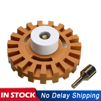 4 Inch Eraser Wheel Rubber 5/16-24 teeth Decal Eraser Wheel Pad Disk Car Sticker Remover Tools Car Pneumatic Tool Accessories
4 Inch Eraser Wheel Rubber 5/16-24 teeth Decal Eraser Wheel Pad Disk Car Sticker Remover Tools Car Pneumatic Tool Accessories
