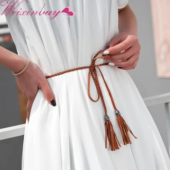 hand-knit Long belts string F1 tassel Women Girls Designer braid waistband For party PU Waist mujer Belt 2020
hand-knit Long belts string F1 tassel Women Girls Designer braid waistband For party PU Waist mujer Belt 2020