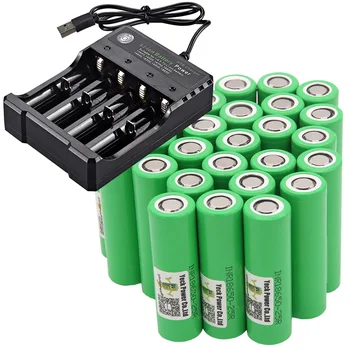 YECKPOWO inr18650 25R battery li-ion batteries lithium 10C 25A high drain 2500mah 3.7V rechargeable akkumulator + 18650 charger
YECKPOWO inr18650 25R battery li-ion batteries lithium 10C 25A high drain 2500mah 3.7V rechargeable akkumulator + 18650 charger