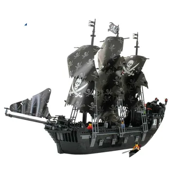 87010 1184 PCs New Pirates of the Caribbean Black Pearl Ship Large Model Christmas Gift Building Blocks Toys for Children
87010 1184 PCs New Pirates of the Caribbean Black Pearl Ship Large Model Christmas Gift Building Blocks Toys for Children