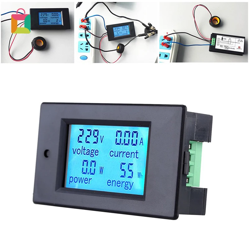 Digital LCD Current Voltage Active Power Energy Detection Tester Multi-functional Voltmeter with Inductor
Digital LCD Current Voltage Active Power Energy Detection Tester Multi-functional Voltmeter with Inductor