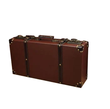 Suitcase retro suitcase wedding suitcase wooden chest luggage display window
Suitcase retro suitcase wedding suitcase wooden chest luggage display window