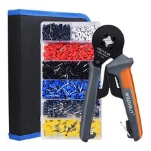 HSC4 6-4A Ferrule Crimping Tool Kit,Self-adjusting Terminal Crimping Tool and Mini Wire Ferrule Crimper for 0.08-6.0mm²/AWG28-10
HSC4 6-4A Ferrule Crimping Tool Kit,Self-adjusting Terminal Crimping Tool and Mini Wire Ferrule Crimper for 0.08-6.0mm²/AWG28-10
