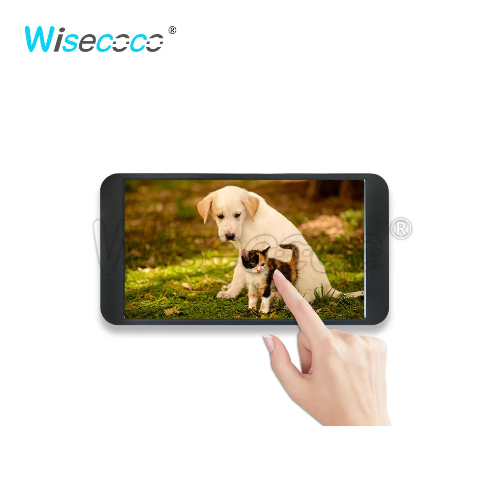 7-дюймовый портативный монитор Wisecoco 1080P IPS FHD 1920x1080 Raspberry Pi Linux Type-C USB-камера