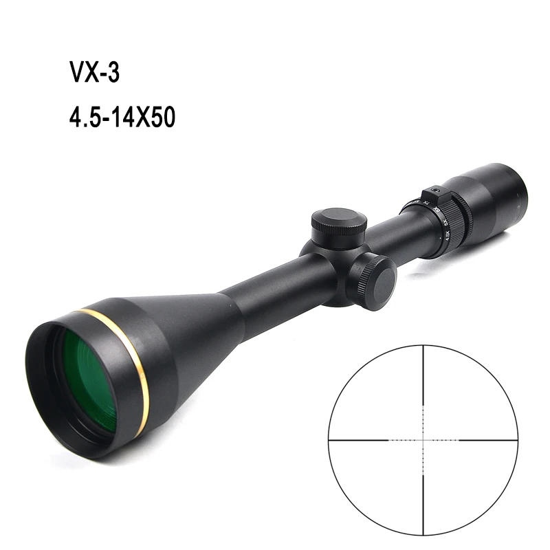 VX-3 4.5-14X50 Tactical Rifle Scope Hunting Optics Rifle Hunting Rifle Scopes Tactical Riflescope Long Eye Relief Sniper Scope
VX-3 4.5-14X50 Tactical Rifle Scope Hunting Optics Rifle Hunting Rifle Scopes Tactical Riflescope Long Eye Relief Sniper Scope