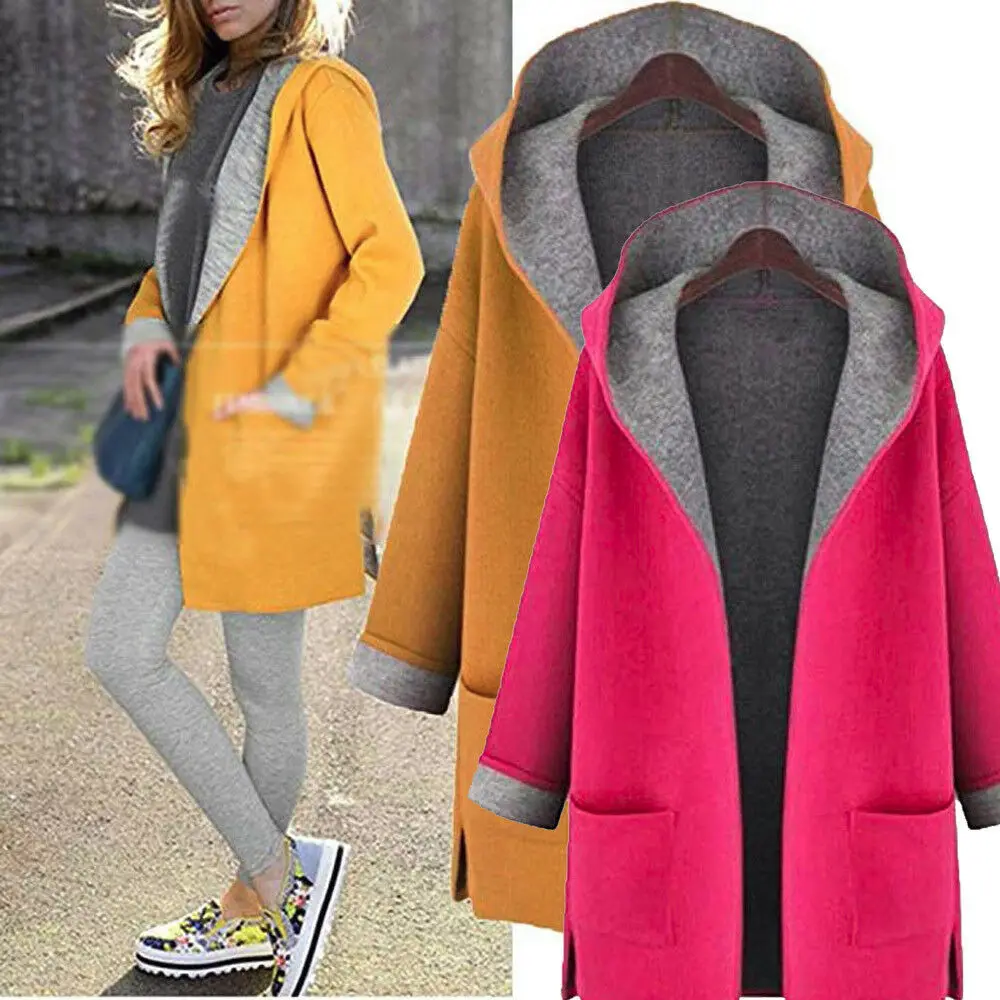 2400# 2COlour L-5XL Winter Women Wool Hooded Long Coat Cardigan Trench Jacket Overcoat Outwear Plus
2400# 2COlour L-5XL Winter Women Wool Hooded Long Coat Cardigan Trench Jacket Overcoat Outwear Plus