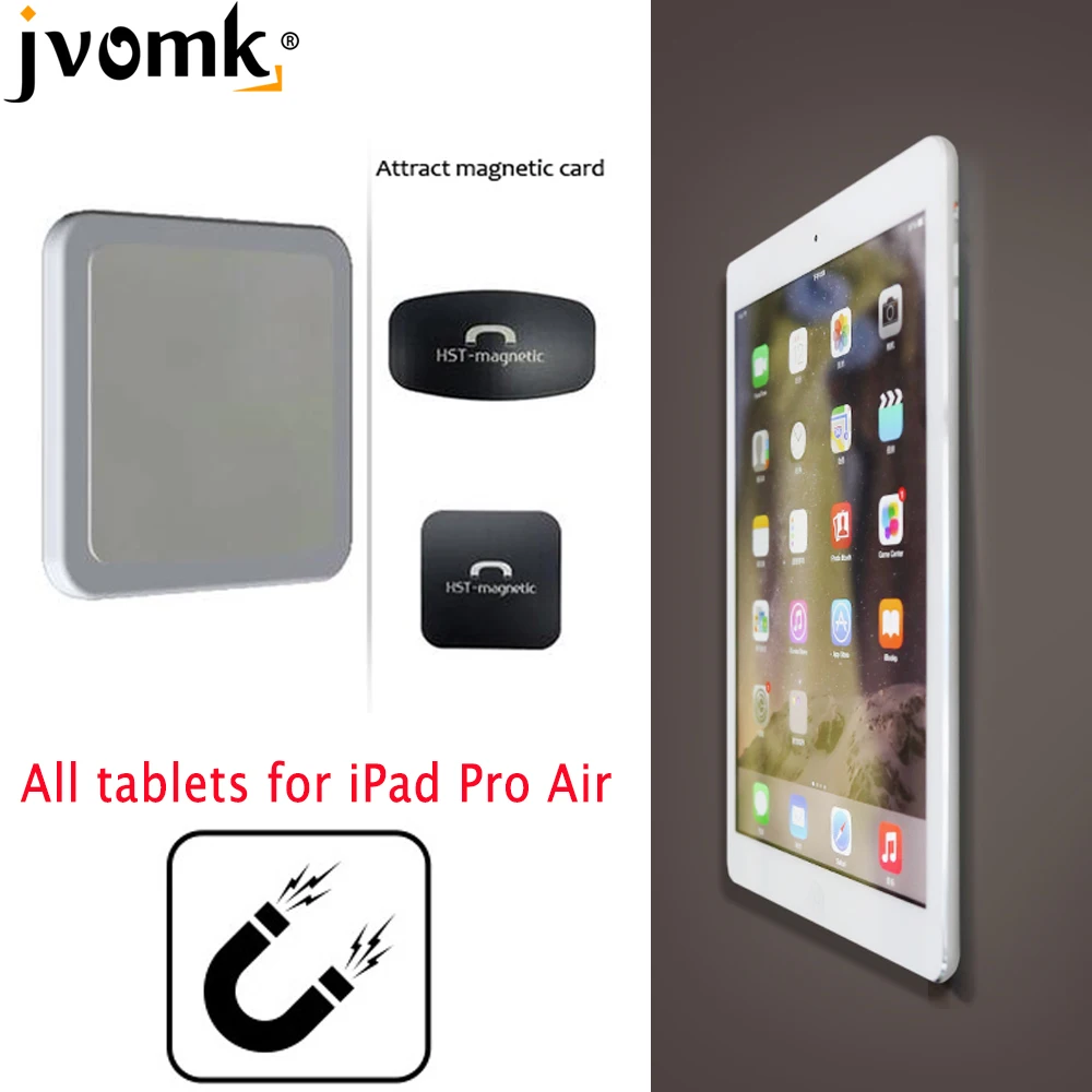 Wall Mount Tablet Magnetic Stand Magnet Adsorption Principle Convenience to pick-and-place Support All Tablets for iPad Pro Air
Wall Mount Tablet Magnetic Stand Magnet Adsorption Principle Convenience to pick-and-place Support All Tablets for iPad Pro Air
