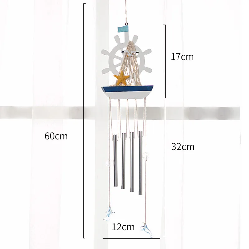 Waliicorners Ocean wind chime pendant Mediterranean home bell ornament birthday gift study bedroom window decoration 22 Hd8b7d1b9c5024d5ea6d83a512294f0c9g