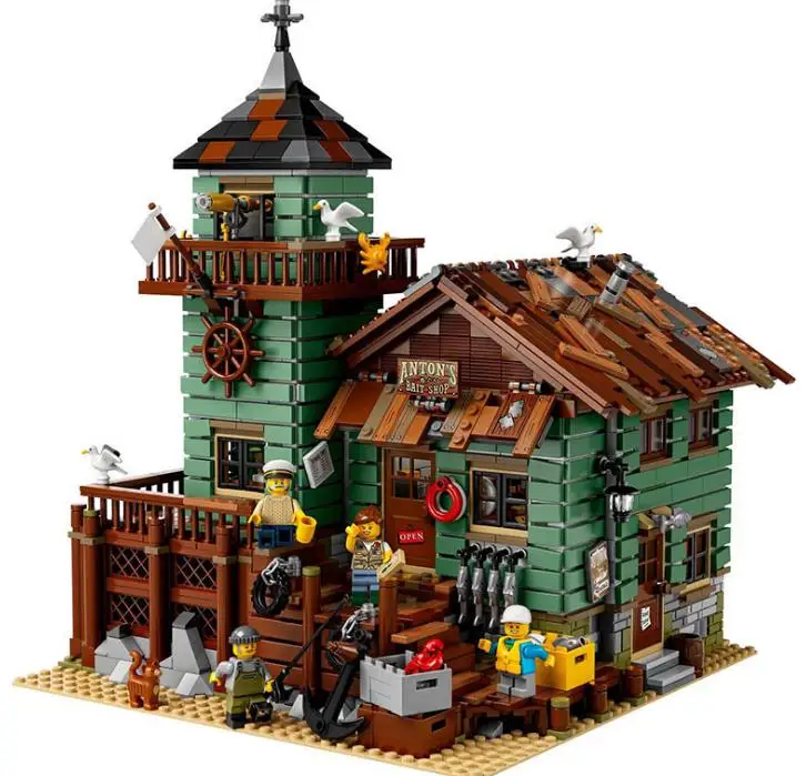 Large-scale Old Fishing Store Building Blocks DIY Model Compatible with 21310 Creator ideas Bicks Toys Gifts For Children
Large-scale Old Fishing Store Building Blocks DIY Model Compatible with 21310 Creator ideas Bicks Toys Gifts For Children