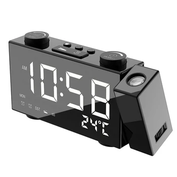 1PC Multifunctional New USB Digital Alarm Clock Household Multi-function Electronic Projection Clock Home Decoration Z
1PC Multifunctional New USB Digital Alarm Clock Household Multi-function Electronic Projection Clock Home Decoration Z