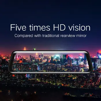 Car DVR Camera Stream Media 10Inch Touch Screen HD1080P Smart Rearview Mirror Dual Lens Auto Recording Video Dash Cam
Car DVR Camera Stream Media 10Inch Touch Screen HD1080P Smart Rearview Mirror Dual Lens Auto Recording Video Dash Cam