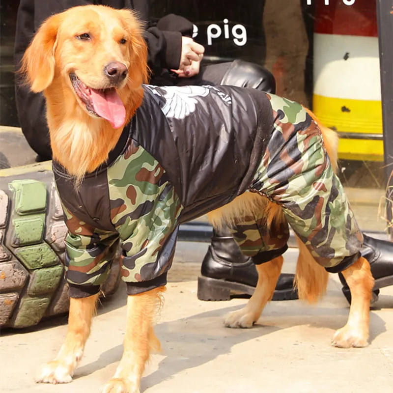 Winter Pet Clothes Camo Big Dogs Coats Jacket Large Dog Jumpsuit Clothes For Alaska Labrador
Winter Pet Clothes Camo Big Dogs Coats Jacket Large Dog Jumpsuit Clothes For Alaska Labrador