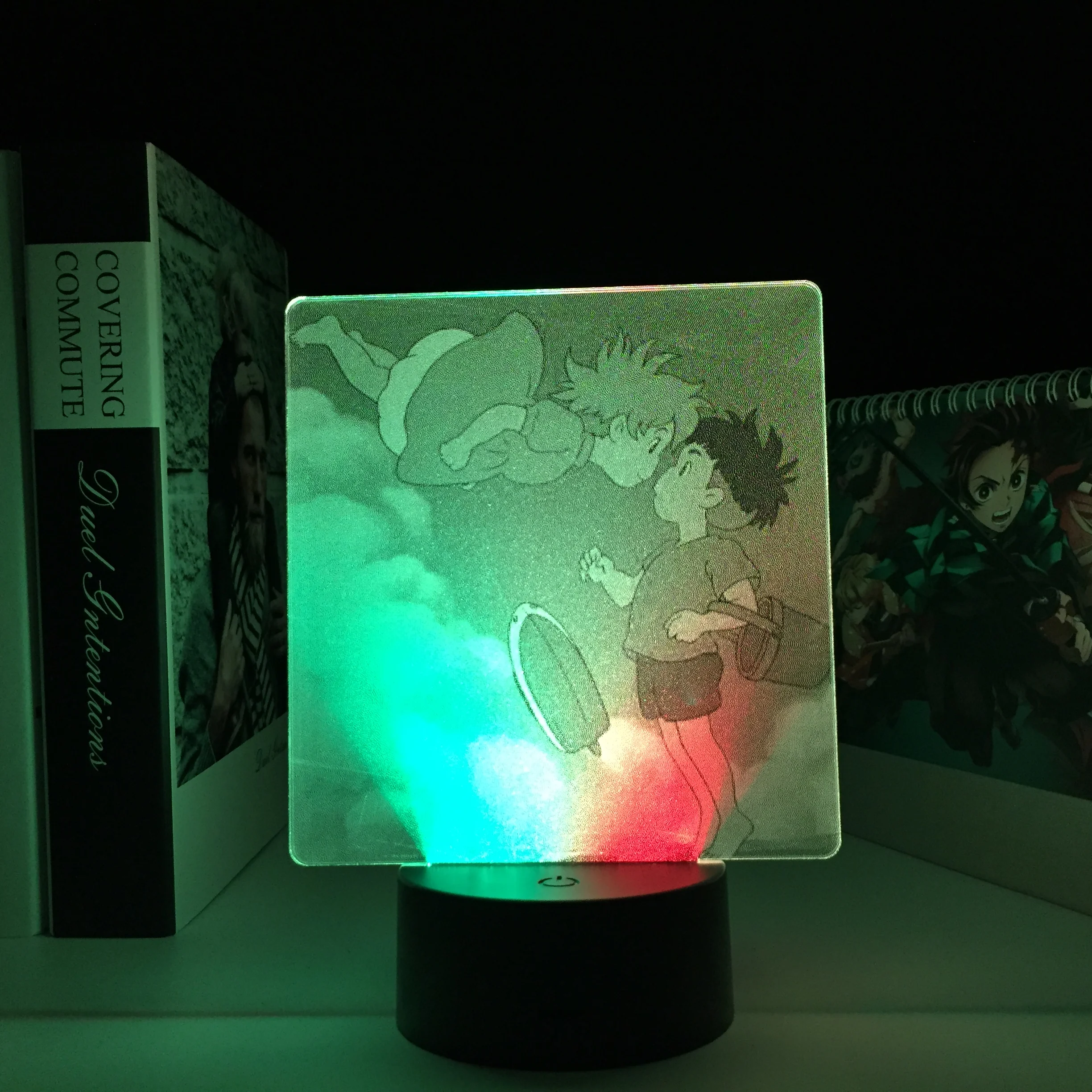 Goldfish On The Cliff Anime Figure 3d LED Night Light for Birthday Gift Light Bedroom Decor Two Tone Colorful Manga LED Lamp
Goldfish On The Cliff Anime Figure 3d LED Night Light for Birthday Gift Light Bedroom Decor Two Tone Colorful Manga LED Lamp