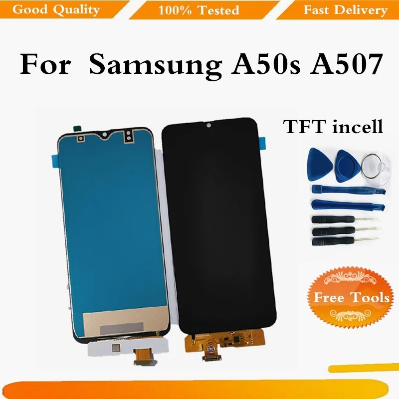TFT LCD For Samsung A50s A507 LCD Display Touch Screen Digitizer Assembly For Samsung Galaxy A50s A507F Display Screen
TFT LCD For Samsung A50s A507 LCD Display Touch Screen Digitizer Assembly For Samsung Galaxy A50s A507F Display Screen