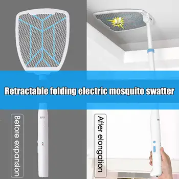 Home Bedroom Office Ultrathin Electric Mosquito Swatter Safe Retractable Foldable Racket Mesh Handheld Insect Control Fly Killer
Home Bedroom Office Ultrathin Electric Mosquito Swatter Safe Retractable Foldable Racket Mesh Handheld Insect Control Fly Killer