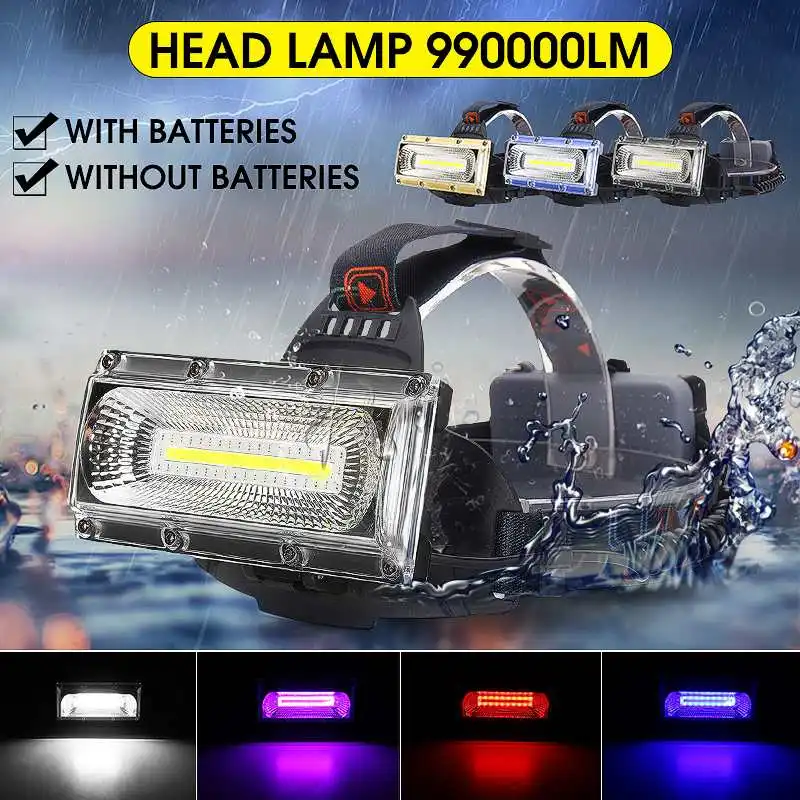 30W USB Rechargeable Headlight COB LED Powerful Work Headlamp Torch Flashlight Fishing Head Lamp 18650 Battery Working Lantern
30W USB Rechargeable Headlight COB LED Powerful Work Headlamp Torch Flashlight Fishing Head Lamp 18650 Battery Working Lantern