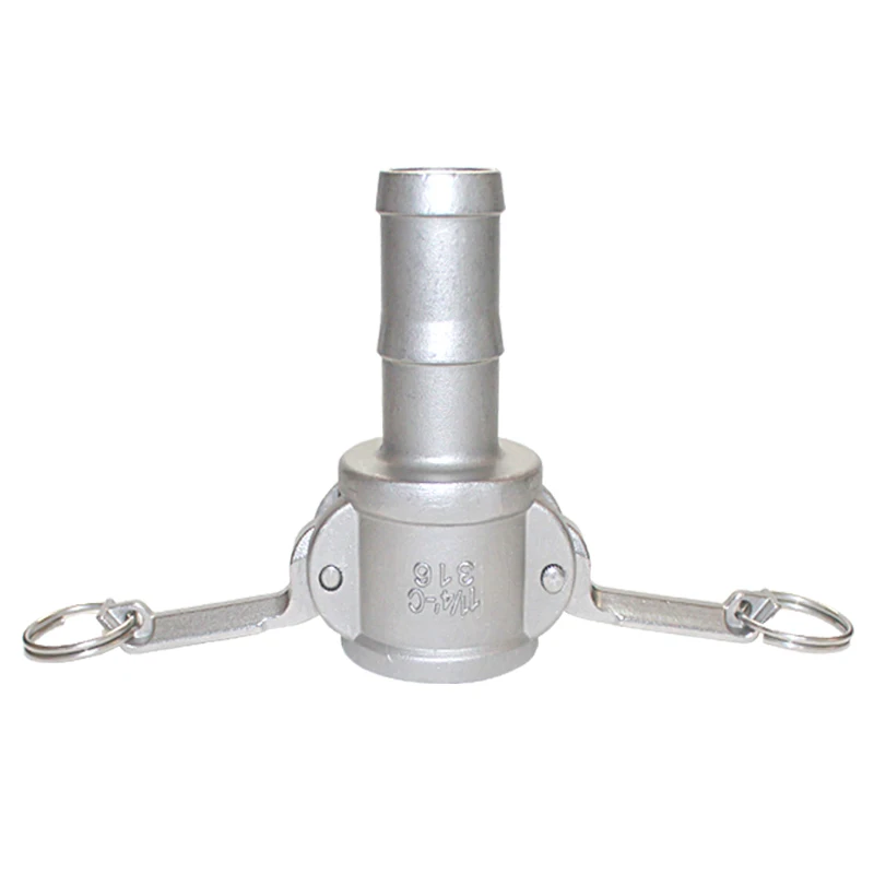 1/2"-2" Hose Tail Barb Stianless Steel 304 Type C Trash Pump Adapter Female Camlock Fittings Cam Groove Max 250Psi
1/2"-2" Hose Tail Barb Stianless Steel 304 Type C Trash Pump Adapter Female Camlock Fittings Cam Groove Max 250Psi