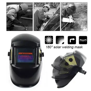 Solar Auto Darkening Protect Welder Mask Welding Helmet Head-Mounted Shade Adjustment Anti-UV Sparkproof 1/15000S Arc Tig Mig
Solar Auto Darkening Protect Welder Mask Welding Helmet Head-Mounted Shade Adjustment Anti-UV Sparkproof 1/15000S Arc Tig Mig
