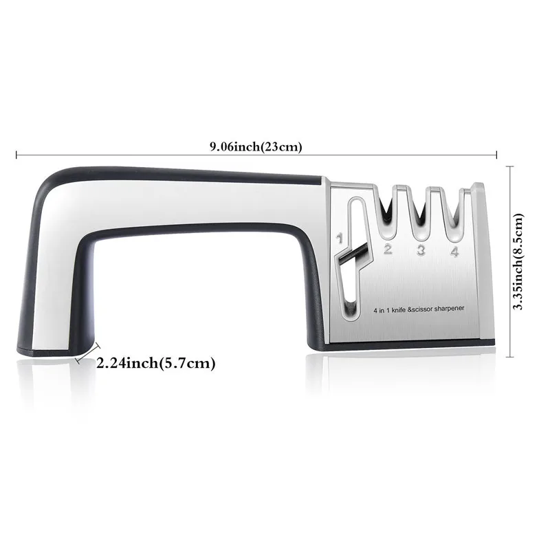 Knife Sharpener Family Sharpener for Stainless Steel Knife Shears and Scissors Sharpener Suitable for Many Kinds of Cutting Tool
Knife Sharpener Family Sharpener for Stainless Steel Knife Shears and Scissors Sharpener Suitable for Many Kinds of Cutting Tool