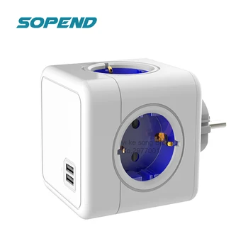 Sopend Power Strip Eu Thief Plug with 5V 2.1A Usb 4 Outlet Powercube Power Adapter Multiple Socket Smart Terminal Strip European
Sopend Power Strip Eu Thief Plug with 5V 2.1A Usb 4 Outlet Powercube Power Adapter Multiple Socket Smart Terminal Strip European