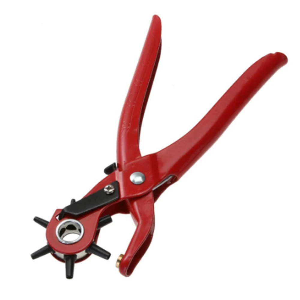 Revolving Stainless Steel Shoe Belts Punch Hole Tool Belt Puncher Durable Fabric Watch Strap Belt Punching Pliers Home
Revolving Stainless Steel Shoe Belts Punch Hole Tool Belt Puncher Durable Fabric Watch Strap Belt Punching Pliers Home