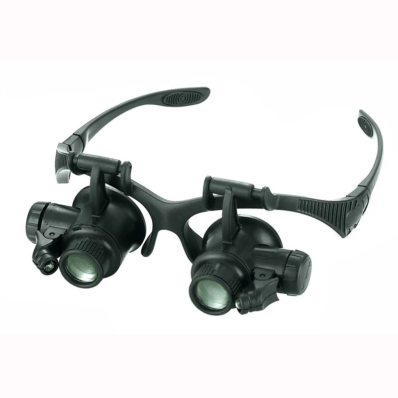 JUNEJOUR LED Head-mounted Watch Maintenance Magnifying Glasses Double Eyes Magnifying Glasses With LED Light
JUNEJOUR LED Head-mounted Watch Maintenance Magnifying Glasses Double Eyes Magnifying Glasses With LED Light