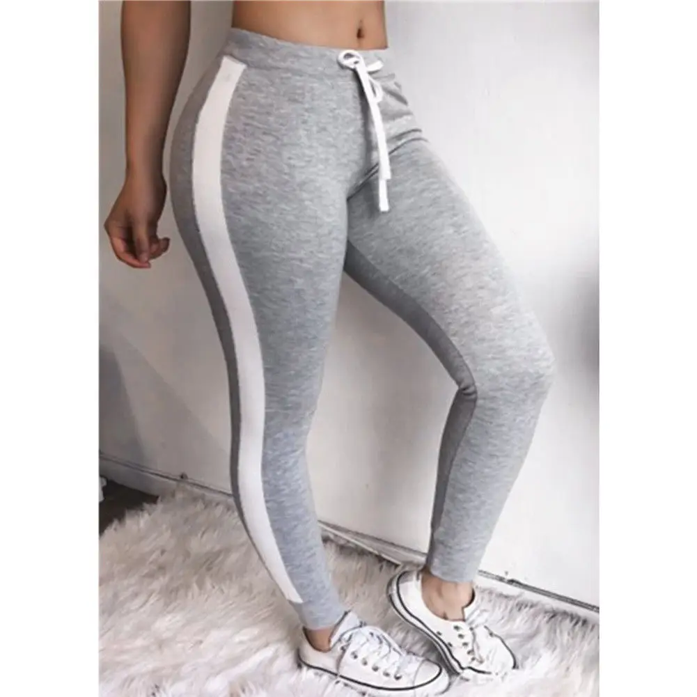 High Waist Striped Fitness Skinny Slim Running Gym Scrunch Cotton Long Trouser Women Csaual Stretch Leggings Sport Pants High Waist Striped Fitness Skinny Slim Running Gym Scrunch Cotton Long Trouser Women Csaual Stretch Leggings Sport Pants