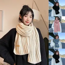 YJFASHION Accessories Men and Women Couples Thick Wool Knitted Solid Color Shawl Scarf Couple Scarf Knitted Scarf Striped Scarf
YJFASHION Accessories Men and Women Couples Thick Wool Knitted Solid Color Shawl Scarf Couple Scarf Knitted Scarf Striped Scarf