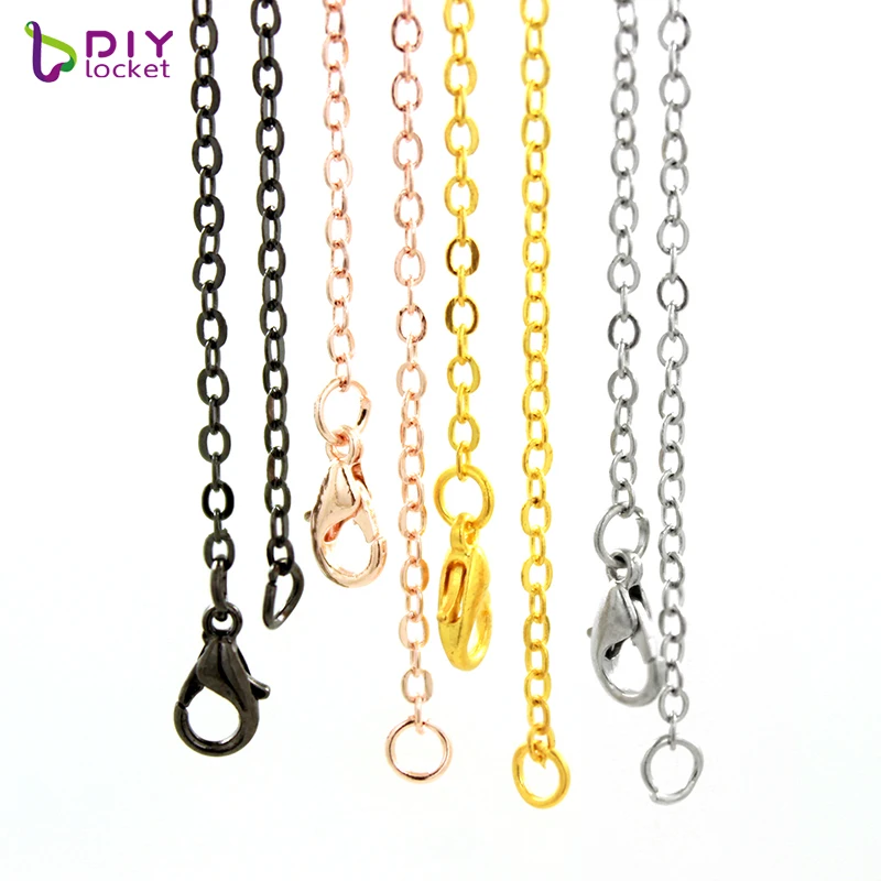 

diylocket Wholesale10PCS/pack Rolo Chains Neklace Fit floating locket Pendant, Accept customization LSCH14