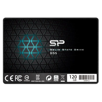 SSD Silicon Power S55 SP120GBSS3S55S25 SSD, 2.5 ", 120GB, SATA-III, Read: 550 Mb / s, Write: 440 Mb / s, TLC, TRIM, NCQ, PS3108
SSD Silicon Power S55 SP120GBSS3S55S25 SSD, 2.5 ", 120GB, SATA-III, Read: 550 Mb / s, Write: 440 Mb / s, TLC, TRIM, NCQ, PS3108